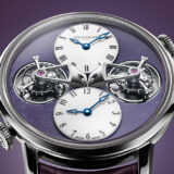 Arnold & Son Double Tourbillon White Gold Charoite Edition: la elegancia de lo excepcional