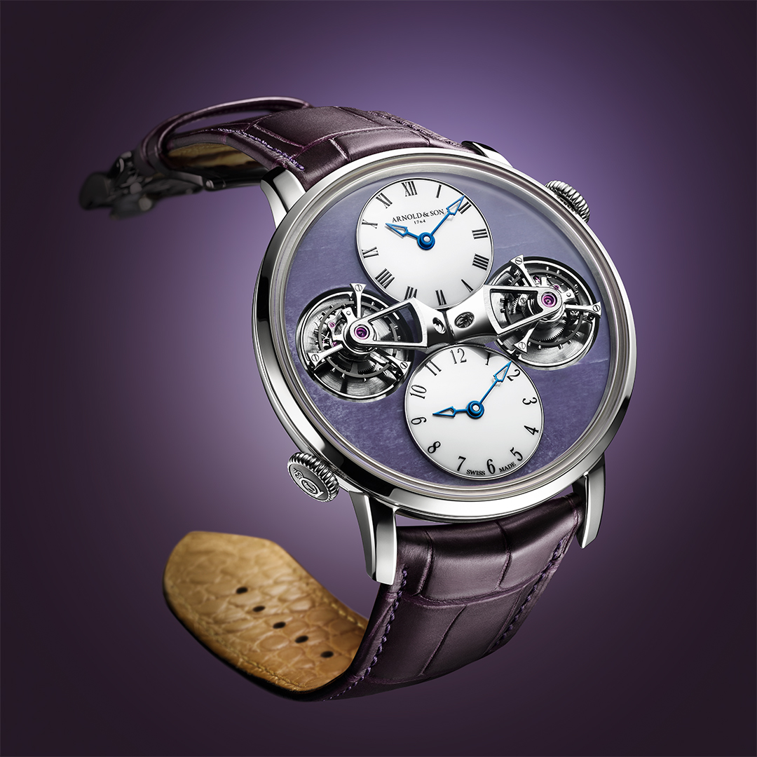 Arnold & Son Double Tourbillon Charoite