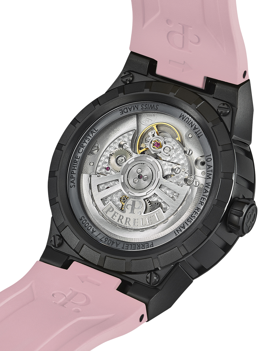 Perrelet Turbine Titane Pink Flamingo